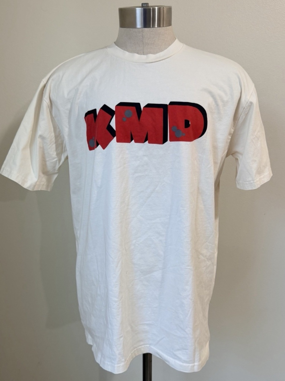 Gas Drawls KMD Short Sleeve Off White T-shirt Size XL